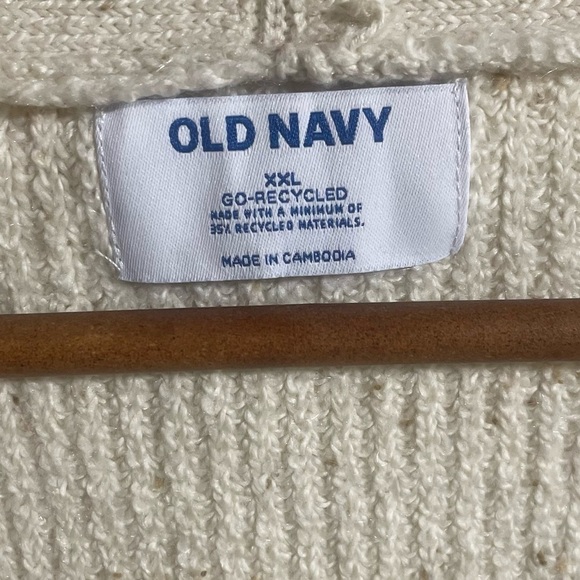 Old Navy Beige Grandpa Cardigan Sz XXL - Picture 2 of 4
